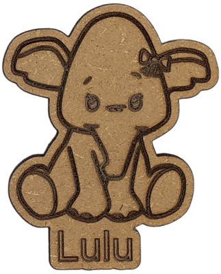 Magnet - Éléphant personnalisable